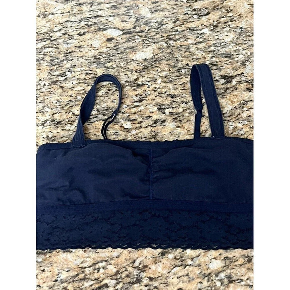 HOLLISTER Gilly Hicks womens  Sydney  Lace Bralette Black  Top Small Boho Modest - Picture 8 of 9